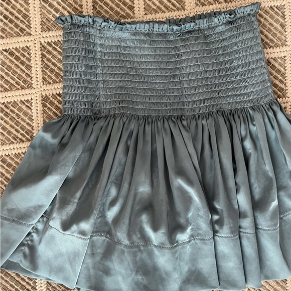 NATURAL LIFE Dresses & Skirts - NATURAL LIFE Shimmering Gray Mini Skirt